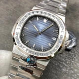NEW 2020 / PPF FACTORY BEST 1:1 / PATEK PHILIPPE NAUTILUS 5711 VER.4 DIAMOND BAGUETTE