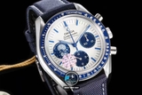NEW 2022 / OS FACTORY BEST 1:1 / OMEGA Speedmaster “Silver Snoopy Award” 50th Anniversary Chronograph 42mm VER.2