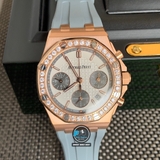 VIP NEW 2023 / ORIGINAL FACTORY BEST 1:1 / AP OFFSHORE 67540 37MM VÀNH 32 VIÊN KIM CƯƠNG THIÊN NHIÊN VVS 2.0 CARAT CAL.7750