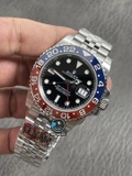 NEW 2021 / CLEAN FACTORY BEST 1:1 / ROLEX GMT MASTER II PESSI THÉP 904L CAL.3186