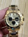 NEW 2023 / BETTER (3K) FACTORY BEST 1:1 / ROLEX DAYTONA OYSTERFLEX 40 x 12,2MM CAL.4130 GOLD