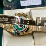 NEW 2022 / BETTER (3K) FACTORY BEST 1:1 / ROLEX DAYTONA OYSTER GREEN GOLD 40 x 12,2MM CAL.4130