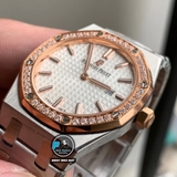 VIP NEW 2020 / ORIGINAL FACTORY BEST 1:1 / AP ROYAL OAK 67651SR LADY GOLD 18K DIAMOND BEZEL