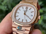 VIP NEW 2021 / ORIGINAL FACTORY BEST 1:1 / PATEK PHILIPPE NAUTILUS 5711/1R 40MM VÀNG HỒNG 18K. VÀNG KIM CƯƠNG THIÊN NHIÊN