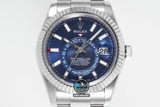 NEW 2023 / ZF FACTORY BEST 1:1 / ROLEX SKY DWELLER 326934 DUAL TIME 42MM CAL.9001