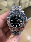 NEW 2021 / CLEAN FACTORY BEST 1:1 / ROLEX GMT MASTER II PESSI THÉP 904L CAL.3186