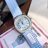 VIP NEW 2021 / ORIGINAL FACTORY BEST 1:1 / PATEK PHILIPPE AQUANAUT 5072G 35.6 X 7,7MM WOMEN KIM CƯƠNG THIÊN NHIÊN