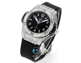 NEW 2022 / MS FACTORY BEST 1:1 / HUBLOT ONE CLICK STEEL DIAMOND 39MM HUB.1270