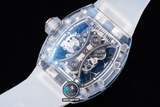 NEW 2021 / RM FACTORY BEST 1:1 / RICHARD MILLER RM 53-02 TOURBILLON SHAPHIRE CRYSTAL LIMITED