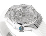 NEW 2022 / MS FACTORY BEST 1:1 / HUBLOT ONE CLICK STEEL DIAMOND 39MM HUB.1270