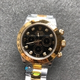 NEW 2021 / N FACTORY BEST 1:1 / ROLEX DAYTONA CAL.4130 OYSTER STEEL GOLD