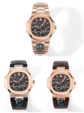 NEW 2023 / GR FACTORY BEST 1:1 / PATEK PHILIPPE NAUTILUS 5724 ROSE GOLD CAL.240PS FULL OPTION