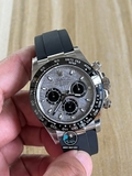 NEW 2023 / BETTER (3K) FACTORY BEST 1:1 / ROLEX DAYTONA 40 x 12,2MM CAL.4130 + THAY ĐỔI MẶT SỐ THIÊN THẠCH VÀ MOB XÀ CỪ THẬT TÙY CHỈNH