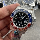 NEW 2021 / CLEAN FACTORY BEST 1:1 / ROLEX GMT MASTER II PESSI THÉP 904L CAL.3186