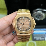 NEW 2022 / 3K FACTORY BEST 1:1 / PATEK PHILIPPE NAUTILUS 5711 ROSE GOLD 40MM CAL.324SC