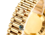 NEW 2023 / RA FACTORY BEST 1:1 / ROLEX DAYDATE 128238 GOLD 36 x 12,5MM DIAMOND BEZEL 💎 CORE 2834