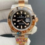 NEW 2022 / CLEAN FACTORY BEST 1:1 / ROLEX GMT MASTER II VER.4 EVEROSE GOLD THÉP 904L CAL.3285