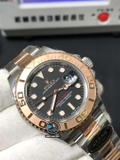 NEW 2022 / CLEAN FACTORY 1:1 / ROLEX YACHT MASTER 126621 STEEL 904L EVEROSE GOLD CAL.3235