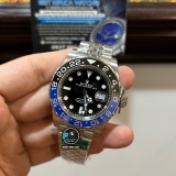 NEW 2023 / C+ FACTORY BEST 1:1 / ROLEX GMT MASTER II THÉP 904L CAL.3285