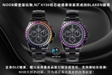 NEW 2022 / N FACTORY BEST 1:1 / ROLEX DAYTONA BLANKEN BLACK DCL DIAMOND RAINBOW CAL.4130