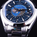 NEW 2022 / N1 FACTORY BEST 1:1 / OMEGA AQUA TERRA 150M WORLDTIME 43MM