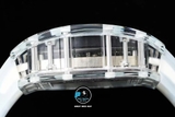 NEW 2021 / RM FACTORY BEST 1:1 / RICHARD MILLER RM 12-01 TOURBILLON SHAPHIRE CRYSTAL LIMITED