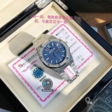 NEW 2021 / ORIGINAL FACTORY BEST 1:1 / AP ROYAL OAK 15550 41MM VÀNH 40 VIÊN KIM CƯƠNG THIÊN NHIÊN 1,7 LY
