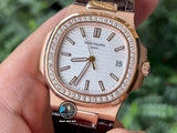 VIP NEW 2021 / ORIGINAL FACTORY BEST 1:1 / PATEK PHILIPPE NAUTILUS 5711/1R 40MM VÀNG HỒNG 18K. VÀNG KIM CƯƠNG THIÊN NHIÊN