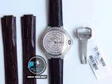BEST FACTORY BEST 1:1 / CARTIER BALLOON BLEU DIAMOND BAGUETTE 42MM