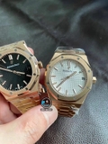NEW 2021 / ZF FACTORY BEST 1:1 / AP ROYAL OAK 15500ST ROSE GOLD 41MM