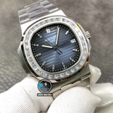 NEW 2020 / PPF FACTORY BEST 1:1 / PATEK PHILIPPE NAUTILUS 5711 VER.4 DIAMOND BAGUETTE