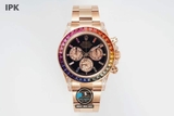 VIP NEW 2023 / IPK FACTORY BEST 1:1 / ROLEX DAYTONA RAINBOW 🌈 116595 DIAMOND ROSE GOLD 18K 40 X 12,2MM CAL.4130