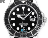 NEW 2024 / IPK FACTORY BEST 1:1 / ROLEX YACHT MASTER II 42MM LẮC KÊ VÀNG 18K TRẮNG VÀ GOLD CAL.3235