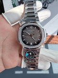 NEW 2025 / DDF FACTORY BEST 1:1 / PATEK PHILIPPE NAUTILUS 7118 LADY 35,2MM DIAMOND BEZEL CAL.324SC