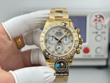 NEW 2025 / PPM FACTORY BEST 1:1 / ROLEX DAYTONA CAL.4130 DIAMOND BAGUETTE BEZEL