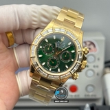 NEW 2025 / PPM FACTORY BEST 1:1 / ROLEX DAYTONA CAL.4130 DIAMOND BAGUETTE BEZEL