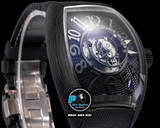 NEW 2024 / FACTORY BEST 1:1 / FRANK MULLER GRAND CENTRAL TOURBILLION CARBON 🔥🔥