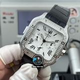 NEW 2025 / TW FACTORY BEST 1:1 / CARTIER SANTOS DE CHRONOGRAPH EXTRA-LARGE