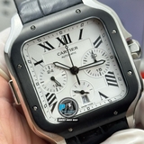 NEW 2025 / TW FACTORY BEST 1:1 / CARTIER SANTOS DE CHRONOGRAPH EXTRA-LARGE