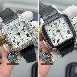 NEW 2025 / TW FACTORY BEST 1:1 / CARTIER SANTOS DE CHRONOGRAPH EXTRA-LARGE