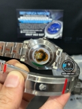 NEW 2024 / CLEAN FACTORY BEST 1:1 / ROLEX DATEJUST BRACELET DIAL MOTIF 3D BLUE 41MM CAL.3235 + LÊN VÀNH BẠCH KIM 46 VIÊN KIM CƯƠNG MOISSAINITE 2,5 LY 💎