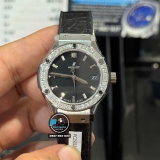 VIP NEW 2025 / ORIGINAL FACTORY BEST 1:1 / HUBLOT CLASIC FUSION 33MM WOMEN VÀNH 36 VIÊN KIM CƯƠNG THIÊN NHIÊN 1,8 CARAT