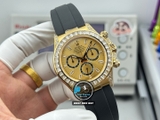 NEW 2026 / N+ FACTORY BEST 1:1 / ROLEX DAYTONA CAL.4130 DIAMOND BAGUETTE