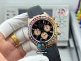 NEW 2026 / N+ FACTORY BEST 1:1 / ROLEX DAYTONA CAL.4130 DIAMOND BAGUETTE