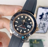 NEW 2025 / ARF FACTORY BEST 1:1 / ROLEX YACHT MASTER 40 EVEROSE GOLD 144GR CAL.3235