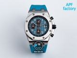 NEW 2024 / APF FACTORY BEST 1:1 / AP ROYAL OAK OFFSHORE CHRONOGRAPH 42MM CAL.3126