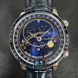 NEW 2025 / 3K FACTORY BEST 1:1 / PATEK PHILIPPE SKY MOON 6104G DIAMOND BEZEL