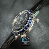 NEW 2025 / 3K FACTORY BEST 1:1 / PATEK PHILIPPE SKY MOON 6104G DIAMOND BEZEL
