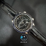 NEW 2025 / 3K FACTORY BEST 1:1 / PATEK PHILIPPE SKY MOON 6104G DIAMOND BEZEL