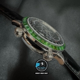 NEW 2025 / 3K FACTORY BEST 1:1 / PATEK PHILIPPE SKY MOON 6104G DIAMOND BEZEL